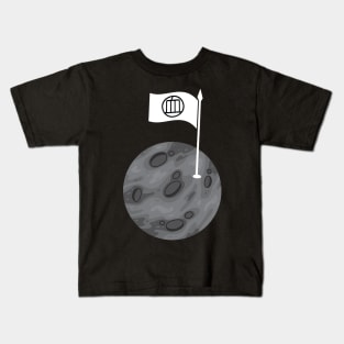 Mochimo flag on the Moon Kids T-Shirt